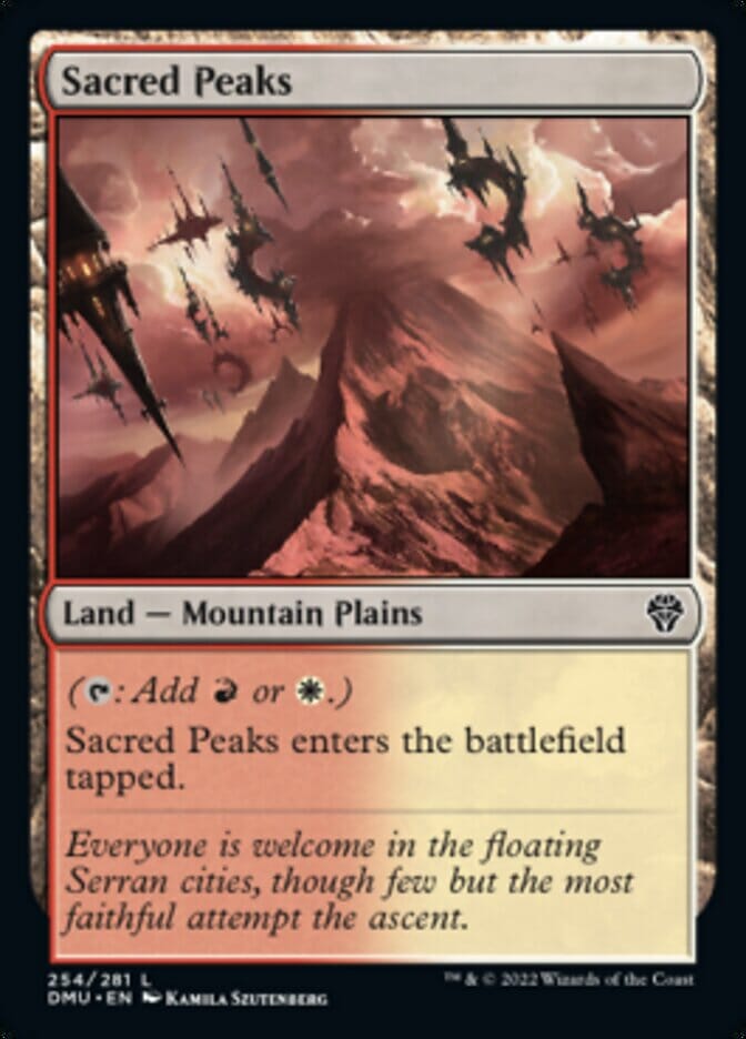 Sacred Peaks [Dominaria United] MTG Single Magic: The Gathering  | Multizone: Comics And Games