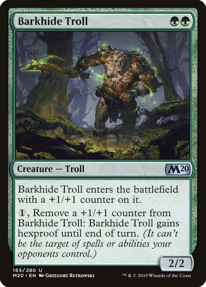 Barkhide Troll [Core Set 2020] MTG Single Magic: The Gathering  | Multizone: Comics And Games