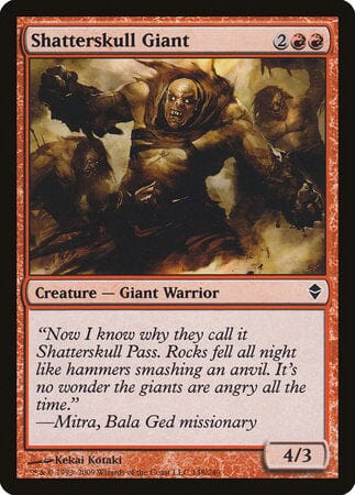 Shatterskull Giant [Zendikar] MTG Single Magic: The Gathering  | Multizone: Comics And Games