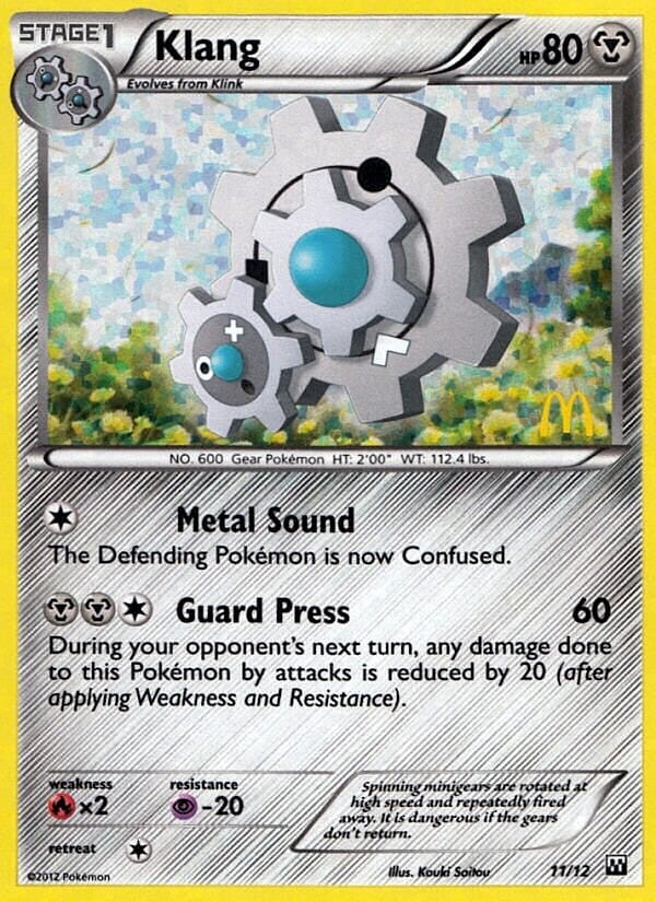 Klang (11/12) [McDonald's Promos: 2012 Collection] Pokemon Single Pokémon  | Multizone: Comics And Games