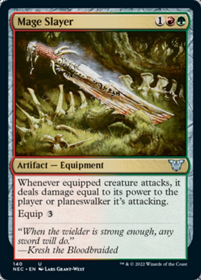 Mage Slayer [Kamigawa: Neon Dynasty Commander] MTG Single Magic: The Gathering  | Multizone: Comics And Games
