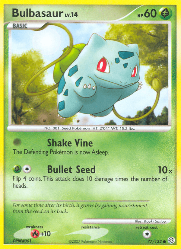 Bulbasaur (77/132) [Diamond & Pearl: Secret Wonders] Pokemon Single Pokémon  | Multizone: Comics And Games