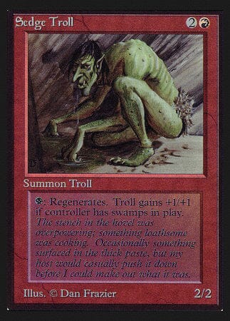 Sedge Troll (IE) [Intl. Collectors’ Edition] MTG Single Magic: The Gathering  | Multizone: Comics And Games