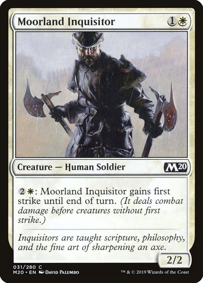 Moorland Inquisitor [Core Set 2020] MTG Single Magic: The Gathering  | Multizone: Comics And Games