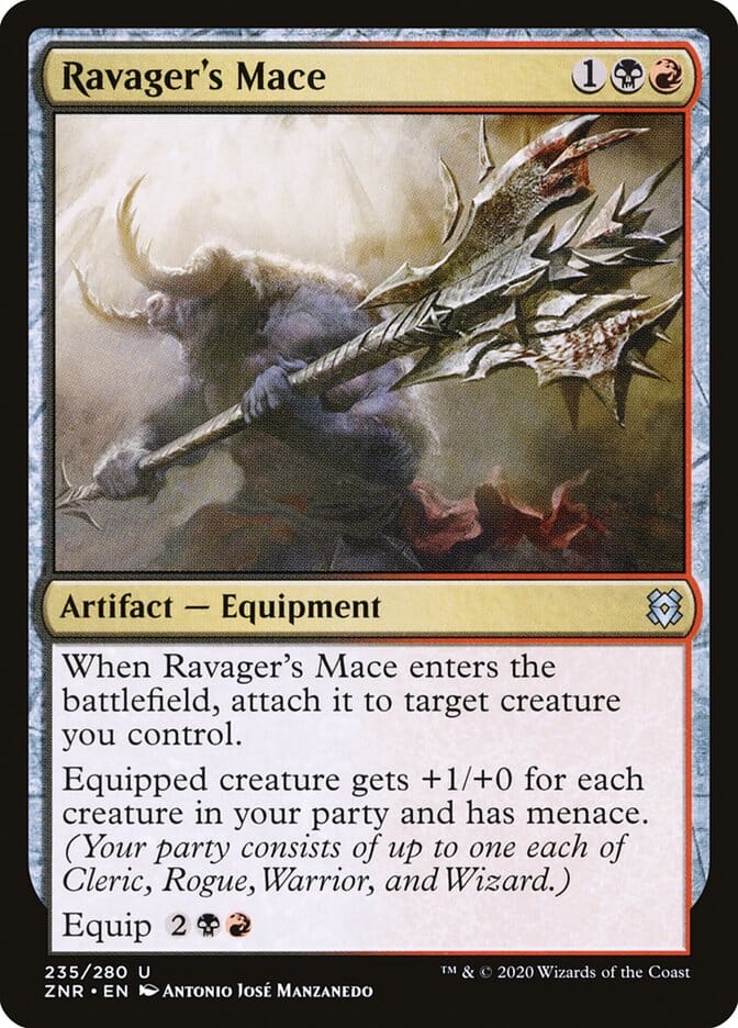 Ravager's Mace [Zendikar Rising] MTG Single Magic: The Gathering  | Multizone: Comics And Games