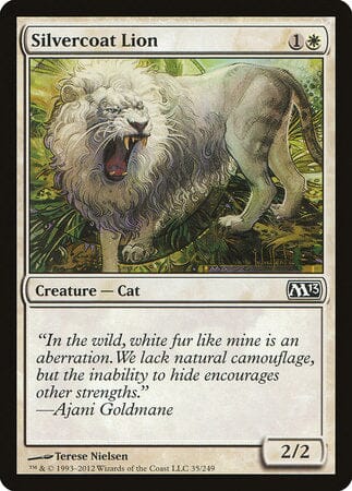 Silvercoat Lion [Magic 2013] MTG Single Magic: The Gathering  | Multizone: Comics And Games