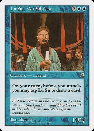Lu Su, Wu Advisor [Portal Three Kingdoms] MTG Single Magic: The Gathering  | Multizone: Comics And Games