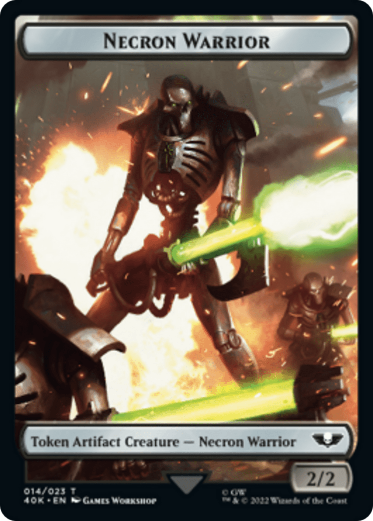 Necron Warrior // Insect [Universes Beyond: Warhammer 40,000 Tokens] MTG Single Magic: The Gathering  | Multizone: Comics And Games