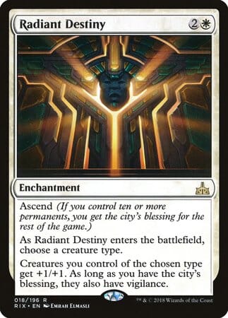 Radiant Destiny [Rivals of Ixalan] MTG Single Magic: The Gathering  | Multizone: Comics And Games