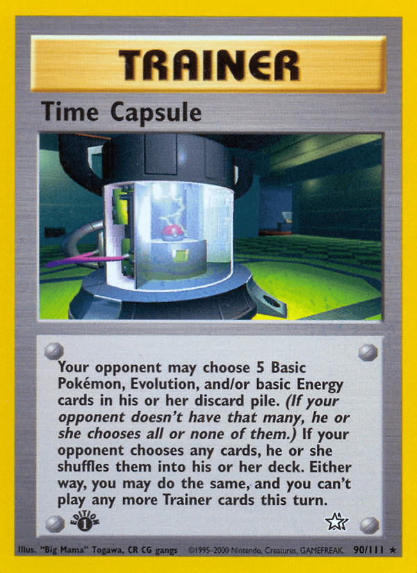Time Capsule (90/111) [Neo Genesis 1st Edition] Pokemon Single Pokémon  | Multizone: Comics And Games