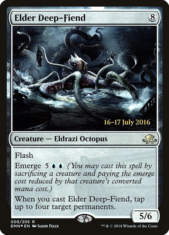 Elder Deep-Fiend [Eldritch Moon Prerelease Promos] MTG Single Magic: The Gathering  | Multizone: Comics And Games