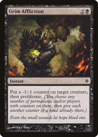 Grim Affliction [New Phyrexia] MTG Single Magic: The Gathering  | Multizone: Comics And Games