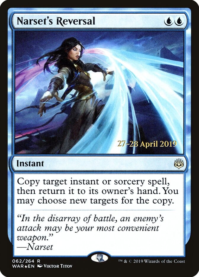 Narset's Reversal [War of the Spark Prerelease Promos] MTG Single Magic: The Gathering  | Multizone: Comics And Games