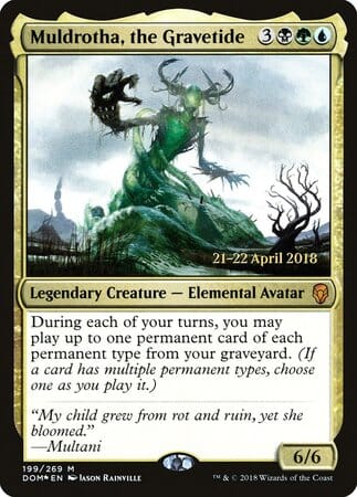 Muldrotha, the Gravetide [Dominaria Promos] MTG Single Magic: The Gathering  | Multizone: Comics And Games
