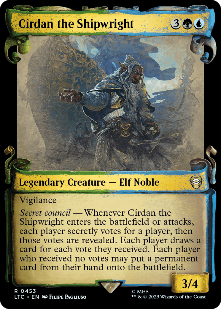 Cirdan the Shipwright [The Lord of the Rings: Tales of Middle-Earth Commander Showcase Scrolls] MTG Single Magic: The Gathering  | Multizone: Comics And Games