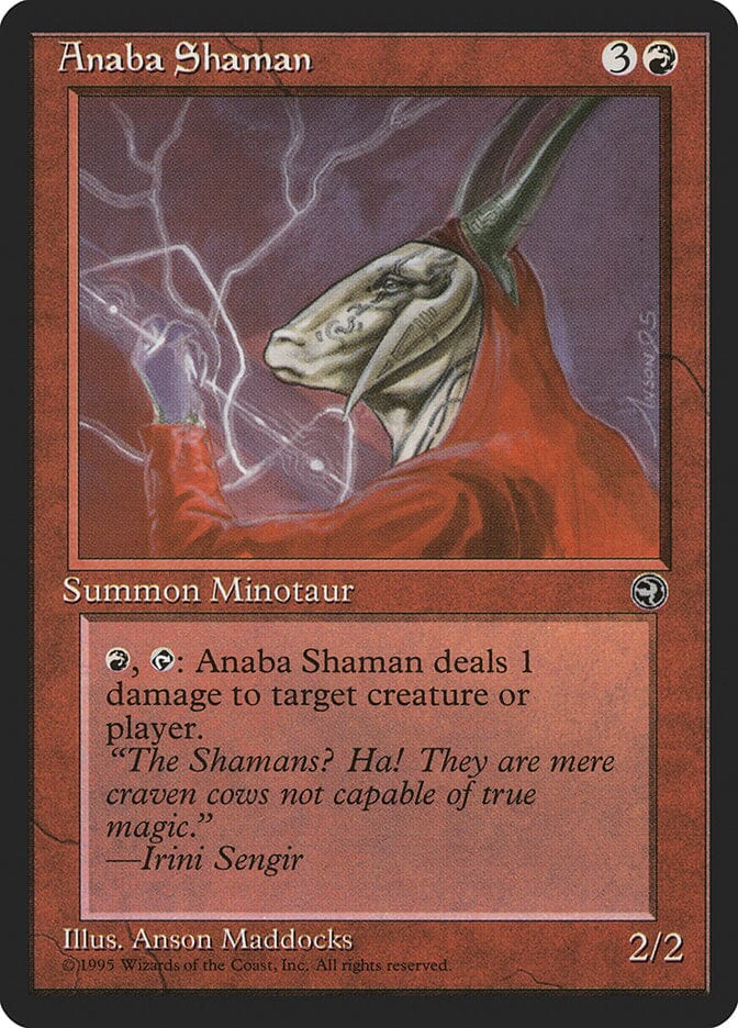 Anaba Shaman (Irini Sengir Flavor Text) [Homelands] MTG Single Magic: The Gathering  | Multizone: Comics And Games