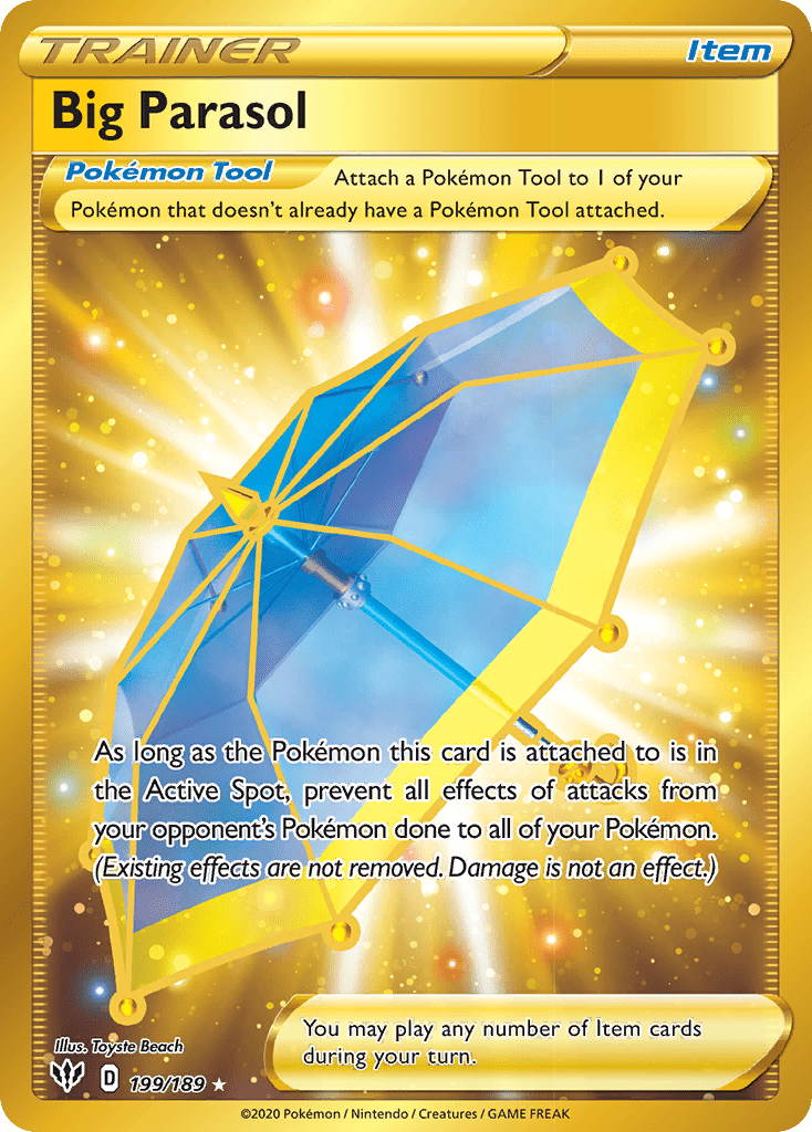 Big Parasol (199/189) [Sword & Shield: Darkness Ablaze] Pokemon Single Pokémon  | Multizone: Comics And Games