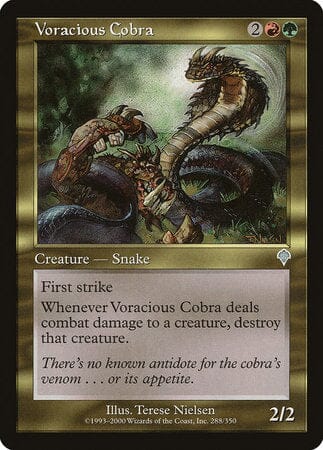 Voracious Cobra [Invasion] MTG Single Magic: The Gathering  | Multizone: Comics And Games