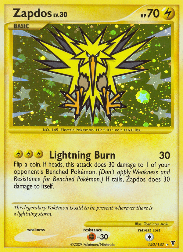 Zapdos (150/147) [Platinum: Supreme Victors] Pokemon Single Pokémon  | Multizone: Comics And Games
