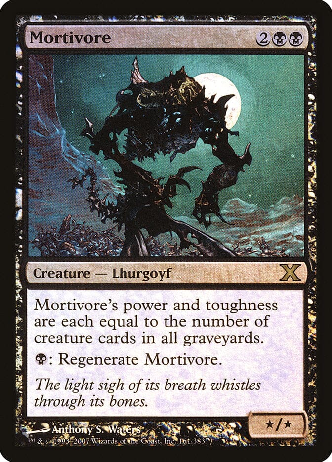 Mortivore (Premium Foil) [Tenth Edition] MTG Single Magic: The Gathering  | Multizone: Comics And Games