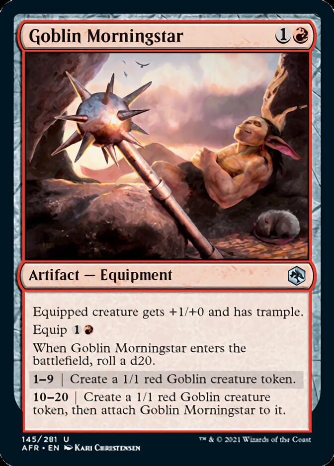 Goblin Morningstar [Dungeons & Dragons: Adventures in the Forgotten Realms] MTG Single Magic: The Gathering  | Multizone: Comics And Games