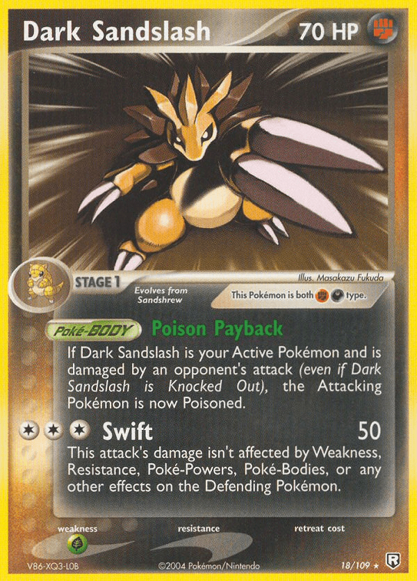 Dark Sandslash (18/109) [EX: Team Rocket Returns] Pokemon Single Pokémon  | Multizone: Comics And Games