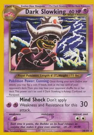 Dark Slowking (20/105) [Neo Destiny Unlimited] Pokemon Single Pokémon  | Multizone: Comics And Games