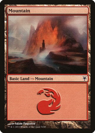 Mountain (76) [Duel Decks: Sorin vs. Tibalt] MTG Single Magic: The Gathering  | Multizone: Comics And Games