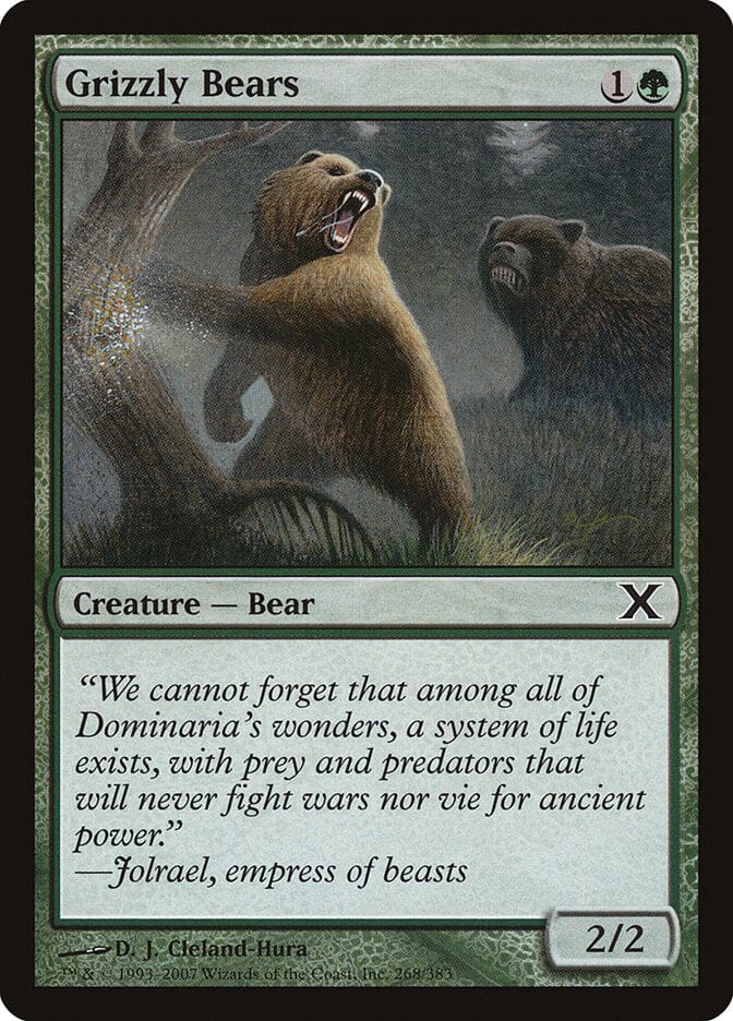 Grizzly Bears [Tenth Edition] MTG Single Magic: The Gathering  | Multizone: Comics And Games