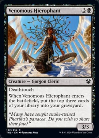 Venomous Hierophant [Theros Beyond Death] MTG Single Magic: The Gathering  | Multizone: Comics And Games