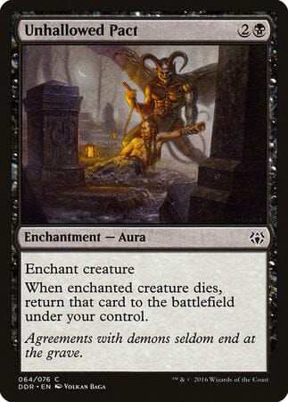 Unhallowed Pact [Duel Decks: Nissa vs. Ob Nixilis] MTG Single Magic: The Gathering  | Multizone: Comics And Games