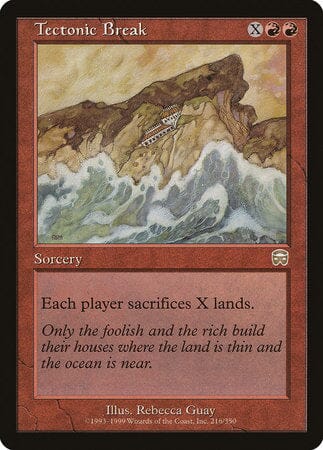 Tectonic Break [Mercadian Masques] MTG Single Magic: The Gathering  | Multizone: Comics And Games