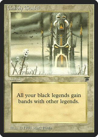 Unholy Citadel [Legends] MTG Single Magic: The Gathering  | Multizone: Comics And Games