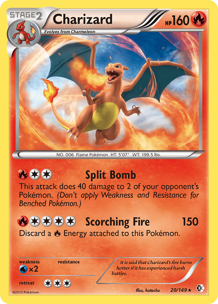 Charizard (20/149) [Black & White: Boundaries Crossed] Pokemon Single Pokémon  | Multizone: Comics And Games