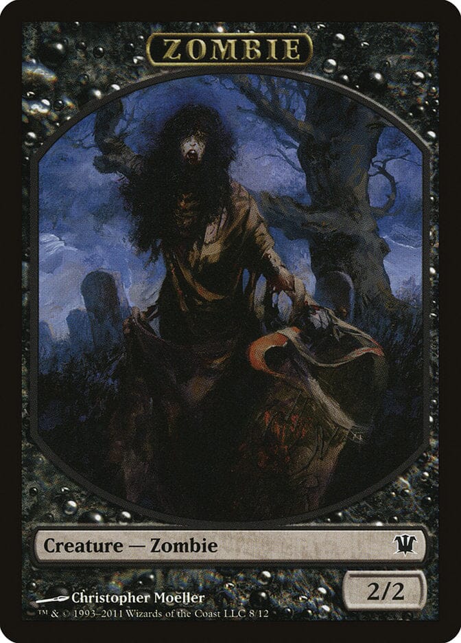 Zombie (8/12) [Innistrad Tokens] MTG Single Magic: The Gathering  | Multizone: Comics And Games