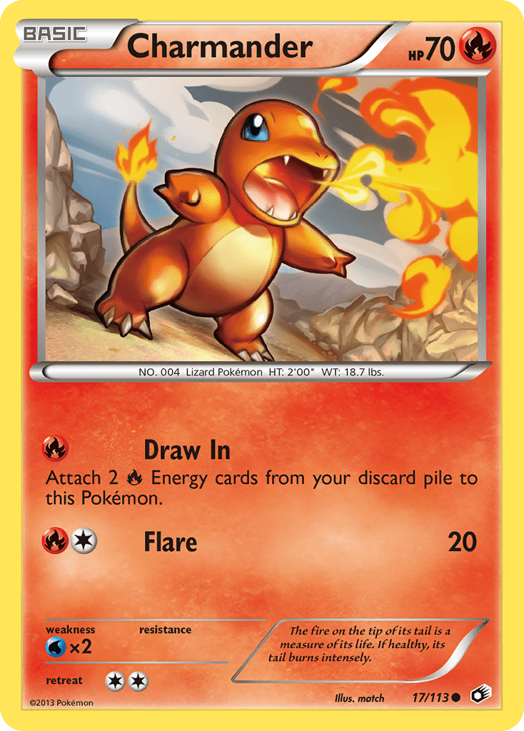 Charmander (17/113) [Black & White: Legendary Treasures] Pokemon Single Pokémon  | Multizone: Comics And Games