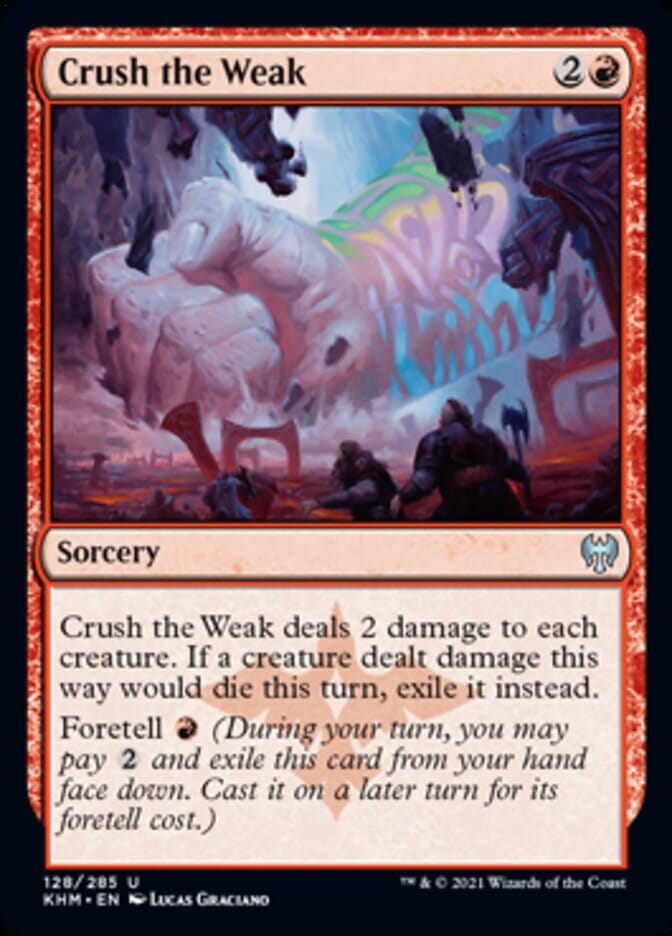 Crush the Weak [Kaldheim] MTG Single Magic: The Gathering  | Multizone: Comics And Games