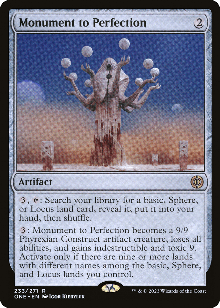 Monument to Perfection [Phyrexia: All Will Be One] MTG Single Magic: The Gathering  | Multizone: Comics And Games