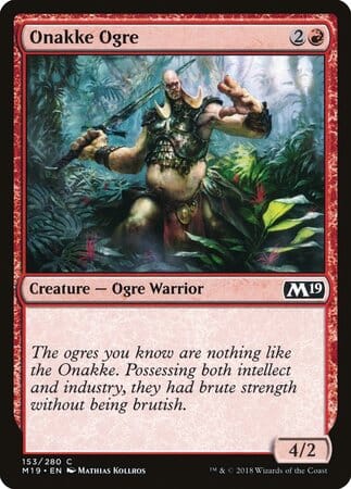 Onakke Ogre [Core Set 2019] MTG Single Magic: The Gathering  | Multizone: Comics And Games