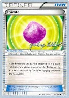 Eviolite (91/101) (CMT - Zachary Bokhari) [World Championships 2012] Pokemon Single Pokémon  | Multizone: Comics And Games