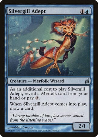 Silvergill Adept [Lorwyn] MTG Single Magic: The Gathering  | Multizone: Comics And Games