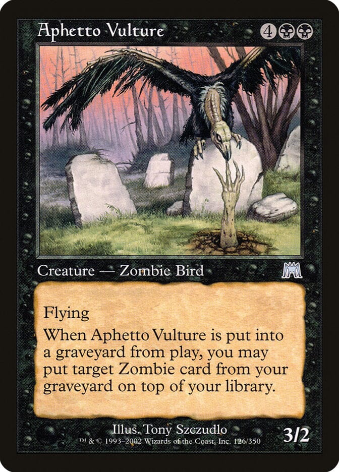 Aphetto Vulture [Onslaught] MTG Single Magic: The Gathering  | Multizone: Comics And Games