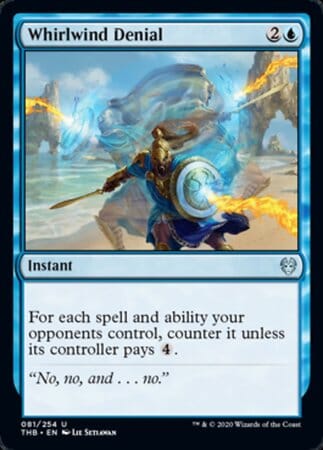 Whirlwind Denial [Theros Beyond Death] MTG Single Magic: The Gathering  | Multizone: Comics And Games