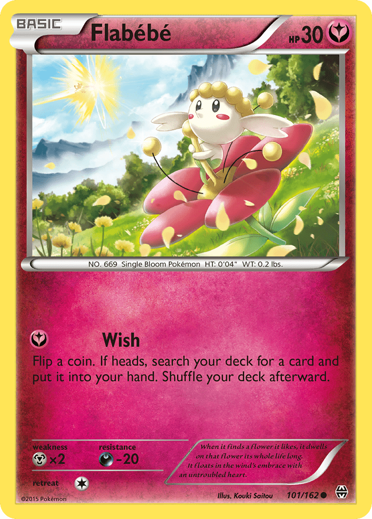 Flabebe (101/162) [XY: BREAKthrough] Pokemon Single Pokémon  | Multizone: Comics And Games