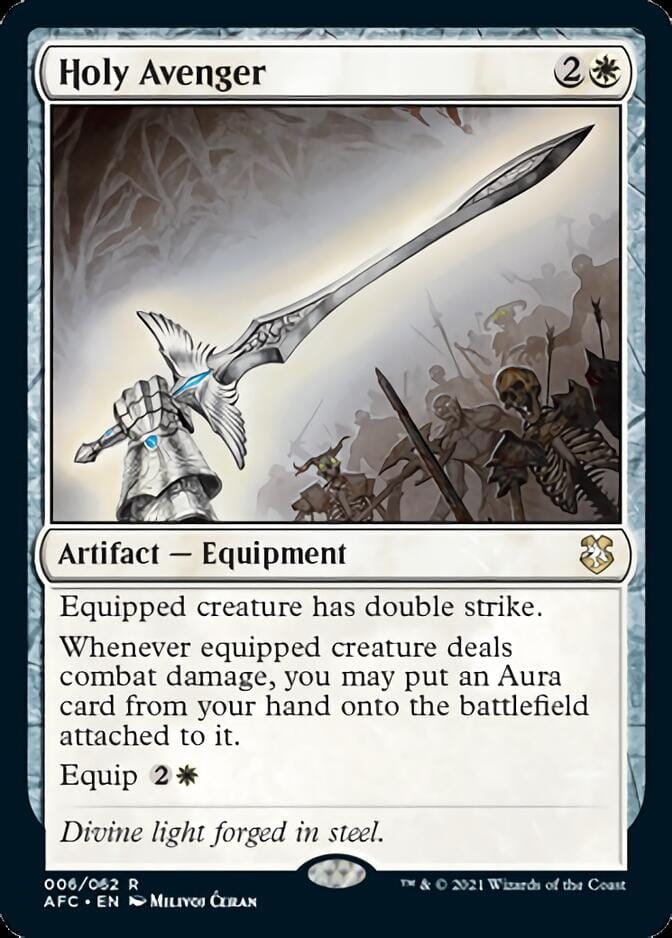 Holy Avenger [Dungeons & Dragons: Adventures in the Forgotten Realms Commander] MTG Single Magic: The Gathering  | Multizone: Comics And Games