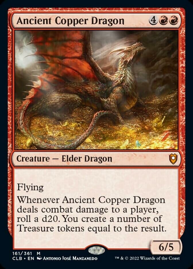 Ancient Copper Dragon [Commander Legends: Battle for Baldur's Gate] MTG Single Magic: The Gathering  | Multizone: Comics And Games
