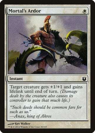 Mortal's Ardor [Born of the Gods] MTG Single Magic: The Gathering  | Multizone: Comics And Games