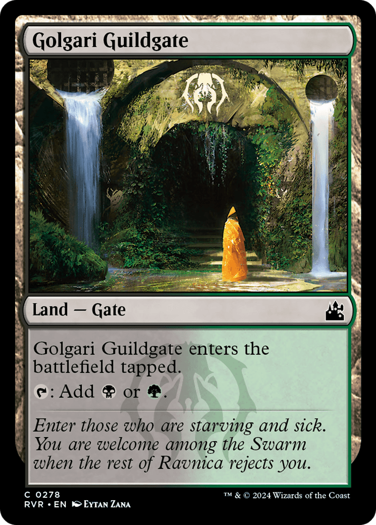 Golgari Guildgate [Ravnica Remastered] MTG Single Magic: The Gathering  | Multizone: Comics And Games