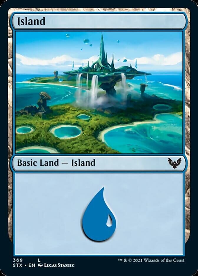 Island (#369) [Strixhaven: School of Mages] MTG Single Magic: The Gathering  | Multizone: Comics And Games