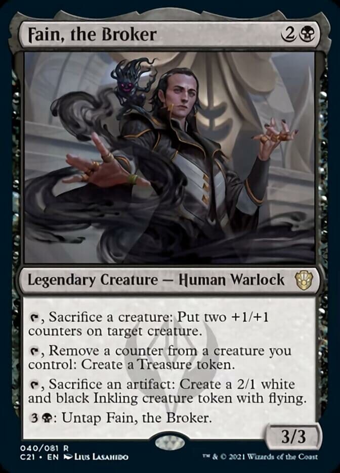 Fain, the Broker [Commander 2021] MTG Single Magic: The Gathering  | Multizone: Comics And Games